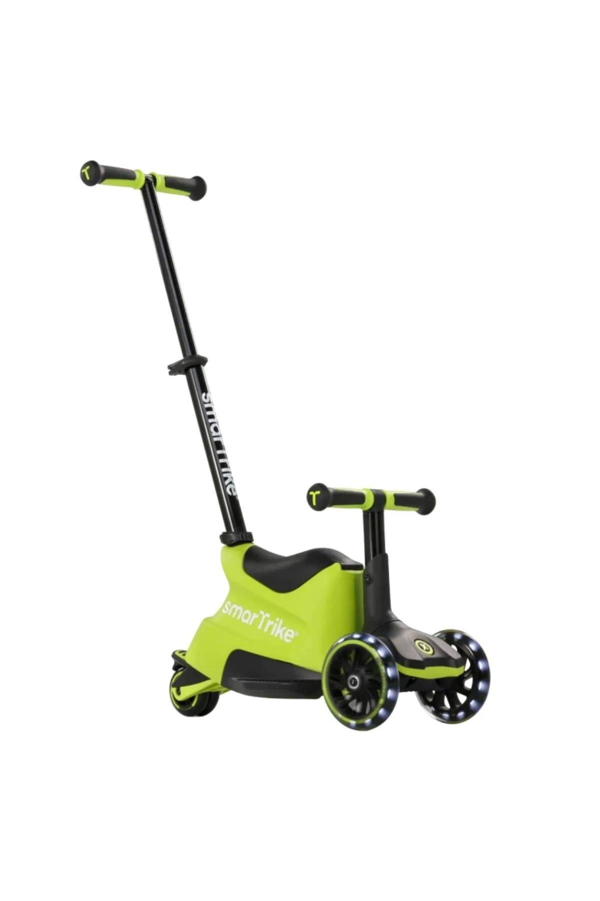 smarTrike Xtend Ride On Sarı Ebeveyn Kontrollü 3 Tekerlekli Çocuk Scooter
