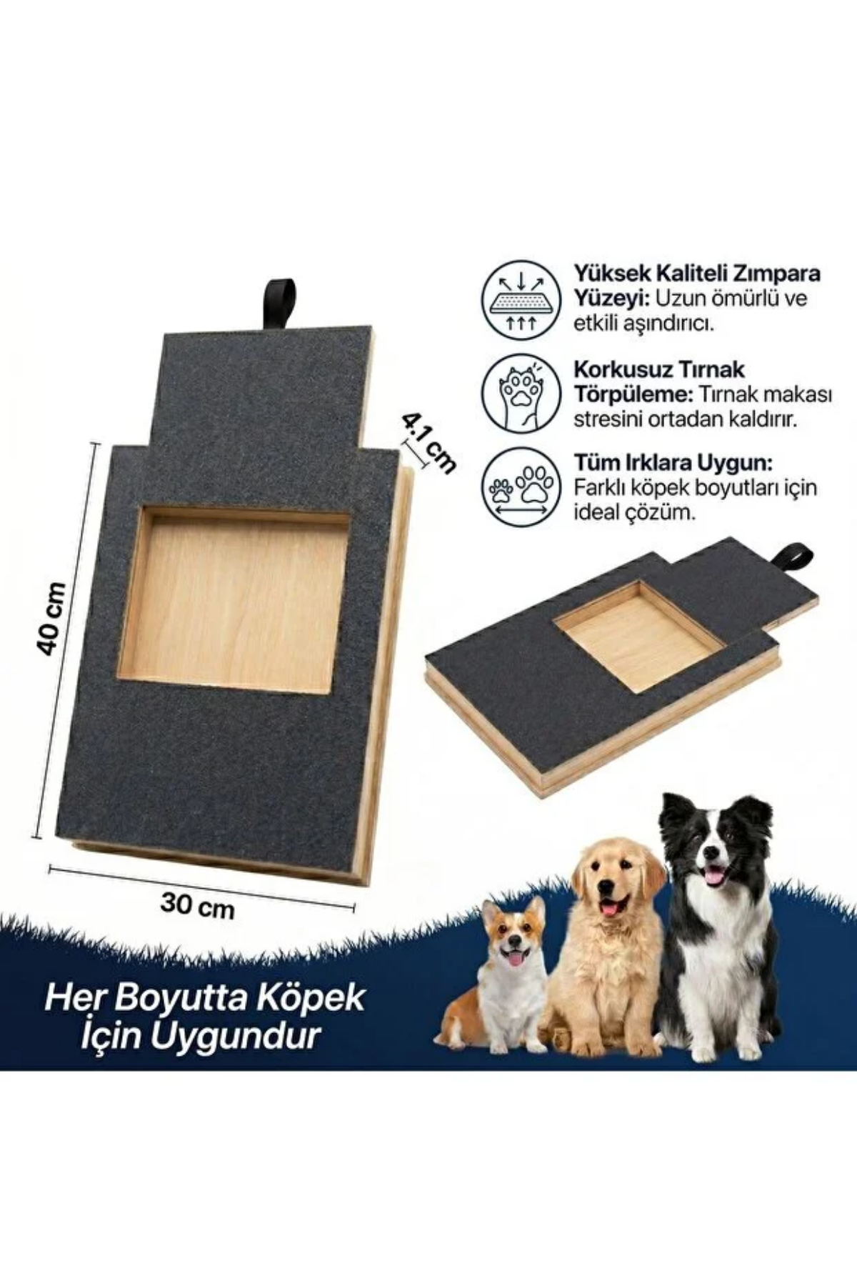 Reyo Köpekür Köpekler için Tırnak Törpüleyen Tırmalama ve Eğitim Tahtası