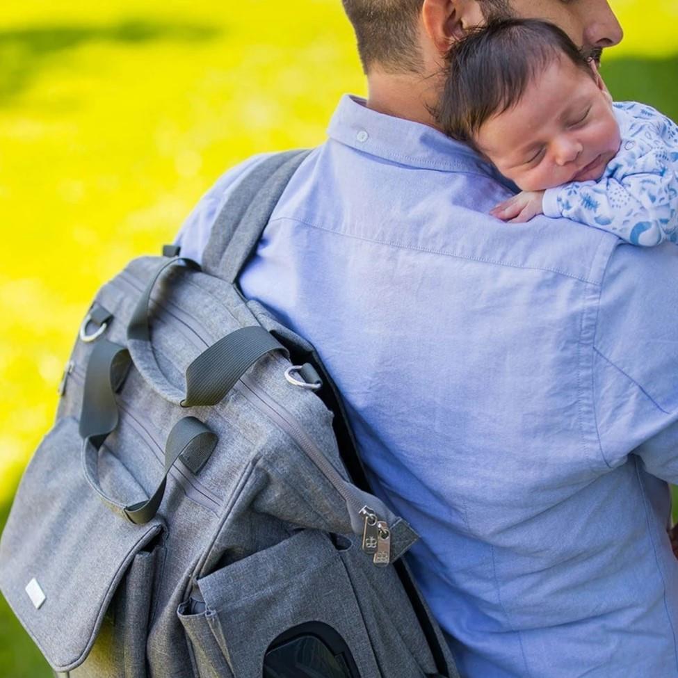 Bblüv Metrö Anne Sırt Çantası Gri