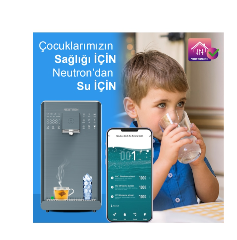 Neutron NTL-SU20C6WB Sıcak Soğuk Tezgah Üstü Arıtmalı Su Sebili