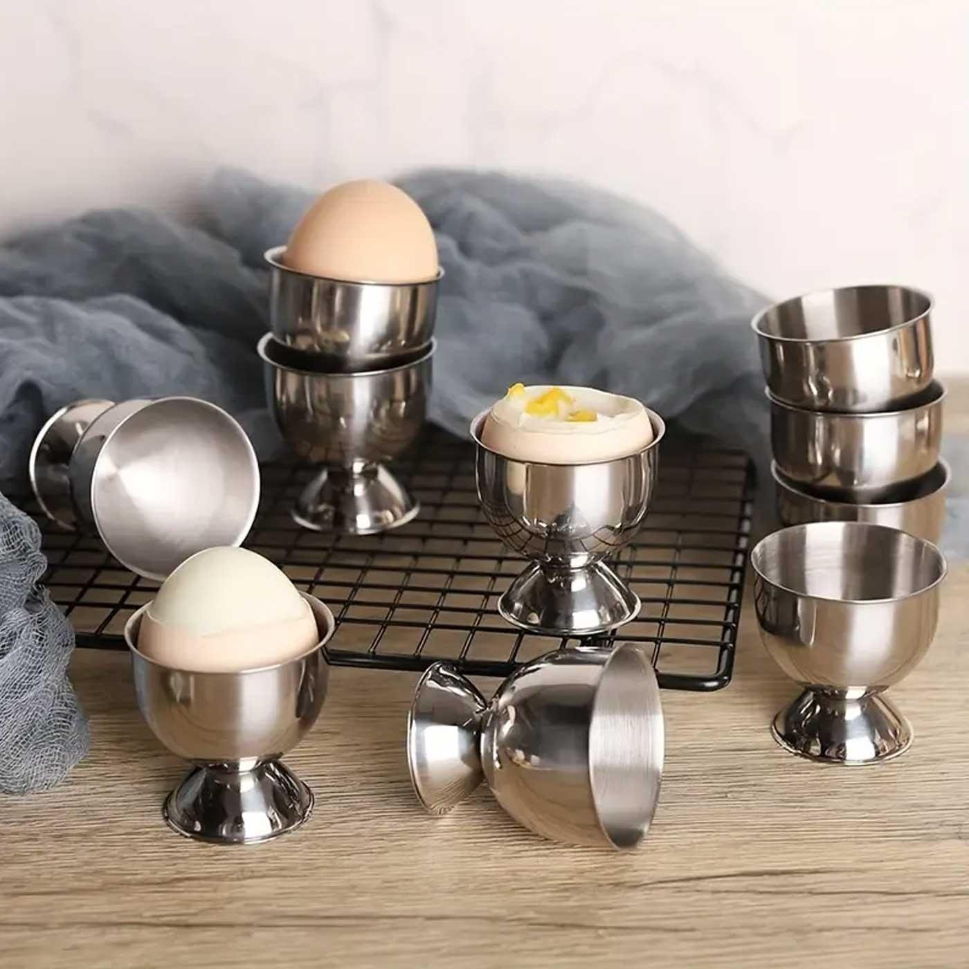 Reyo Paslanmaz Çelik 6'lı Kadeh Yumurtalık