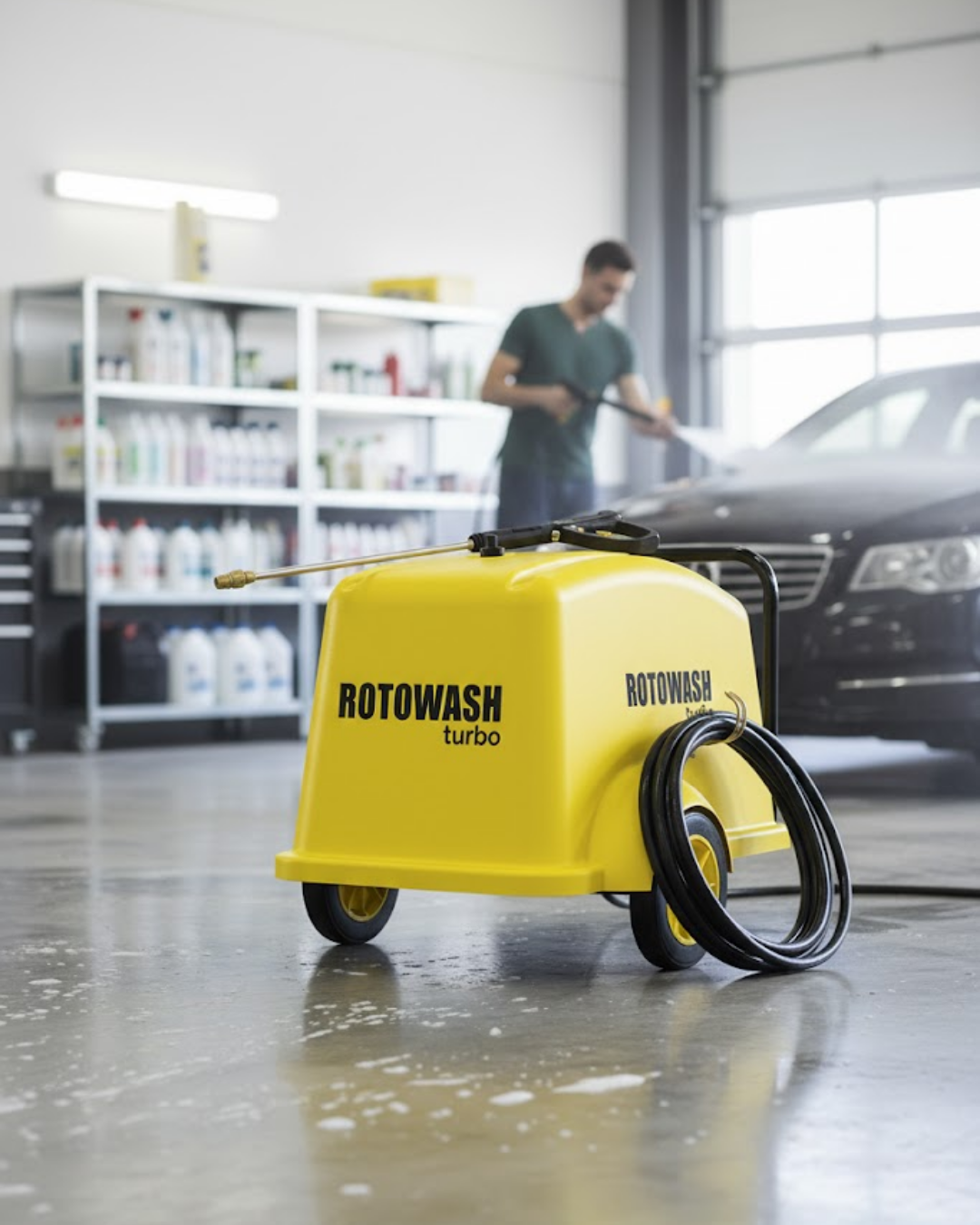 Rotowash KR 1500 Turbo M Soğuk Sulu Yüksek Basınçlı Yıkama Makinası 220V