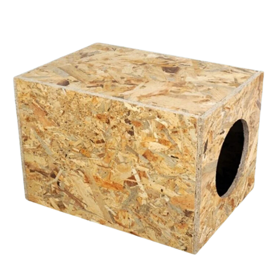 Melada Kedi Evi Dış Ortam Uygun Ahşap Kedi Evi OSB 34x27x24 cm