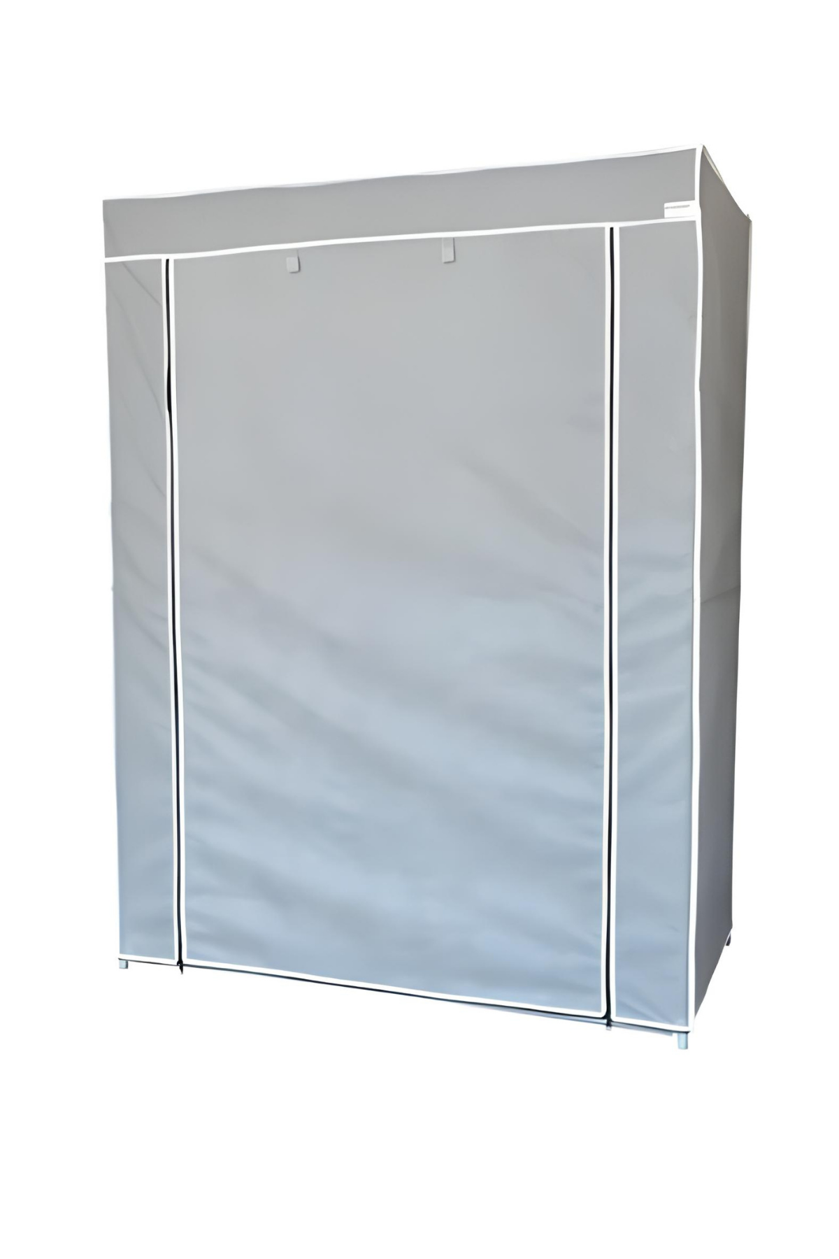 Reyo Panayır Özel Tasarım Güçlendirilmiş Çelik Yapım Yorgan Hurcu Yüklük Saklama Dolabı Gri Renk Bez Dolap