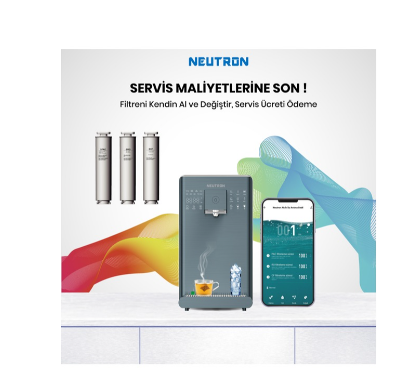 Neutron NTL-SU20C6WB Sıcak Soğuk Tezgah Üstü Arıtmalı Su Sebili