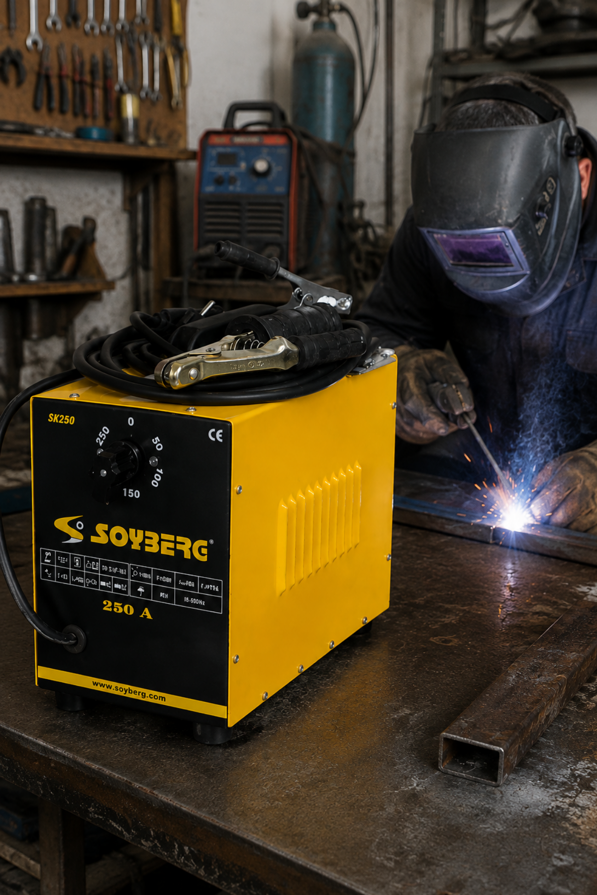 Soyberg 250 A 250 Amper 3000W Çanta Kaynak Makinesi