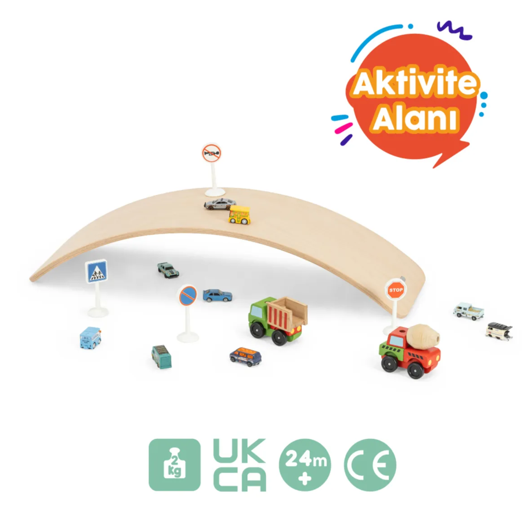 Mamatoyz Yay Ahşap Denge Tahtası