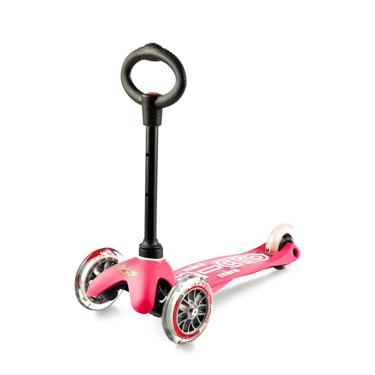 Micro Mini Micro 3in1 Deluxe 3 Tekerlekli Scooter Pembe