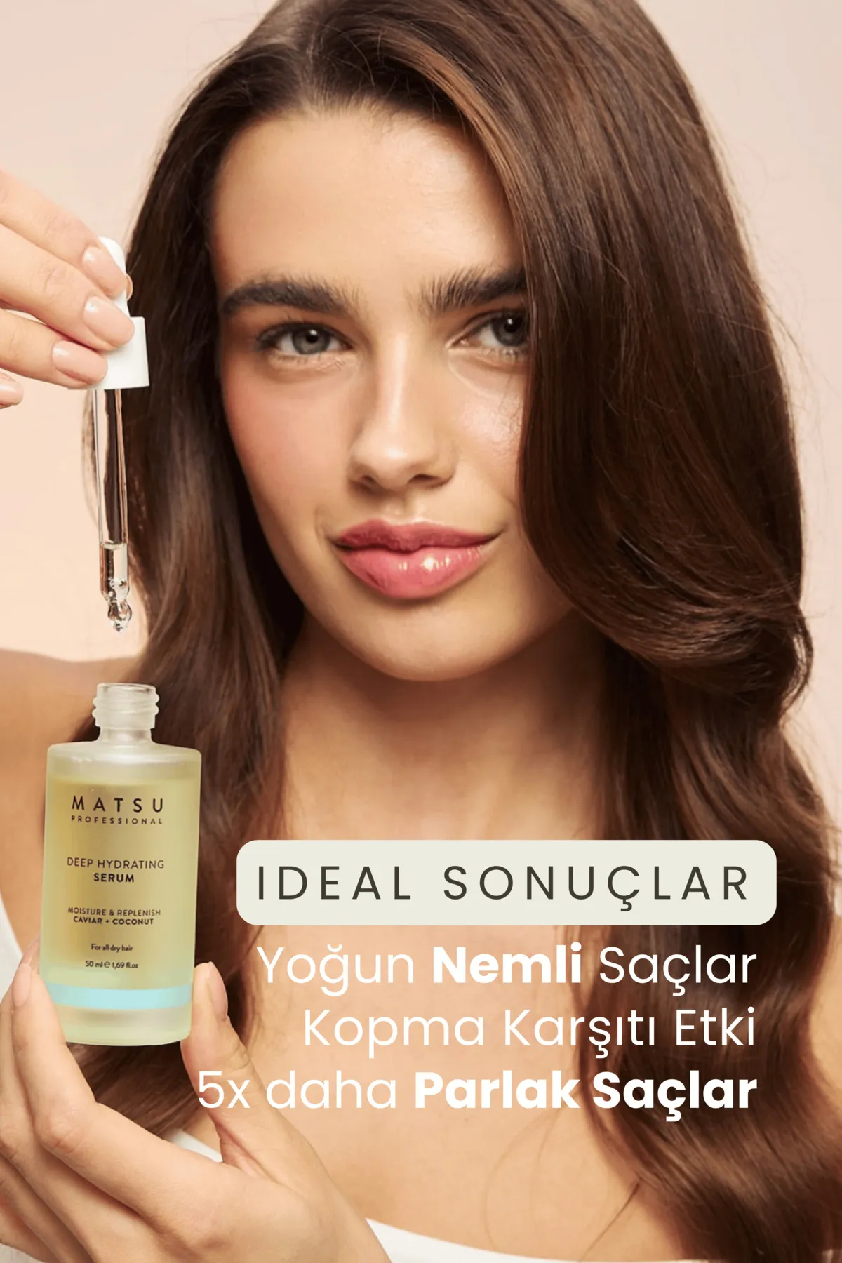 Matsu Deep Hydrating Kuru Saçlar Için Yoğun Nem Serumu 50 Ml