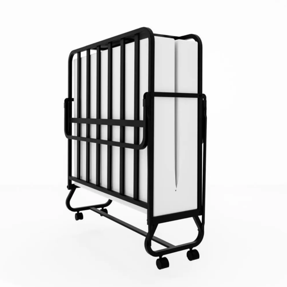 Niron Yatak Iron Katlanır Yatak ve Karyola | 80X190 cm Katlanabilir Somya ve Yatak Tek Kişilik Katlanır Yatak