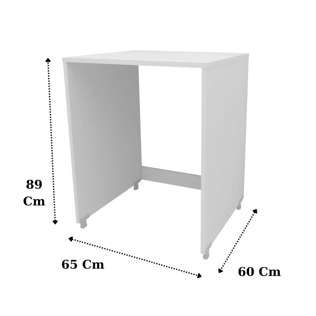 Enda Home Çamaşır Makinesi Dolabı 89x65 cm Enda Home Çamaşır Makinesi Dolabı 89x65 cm Mat - Beyaz