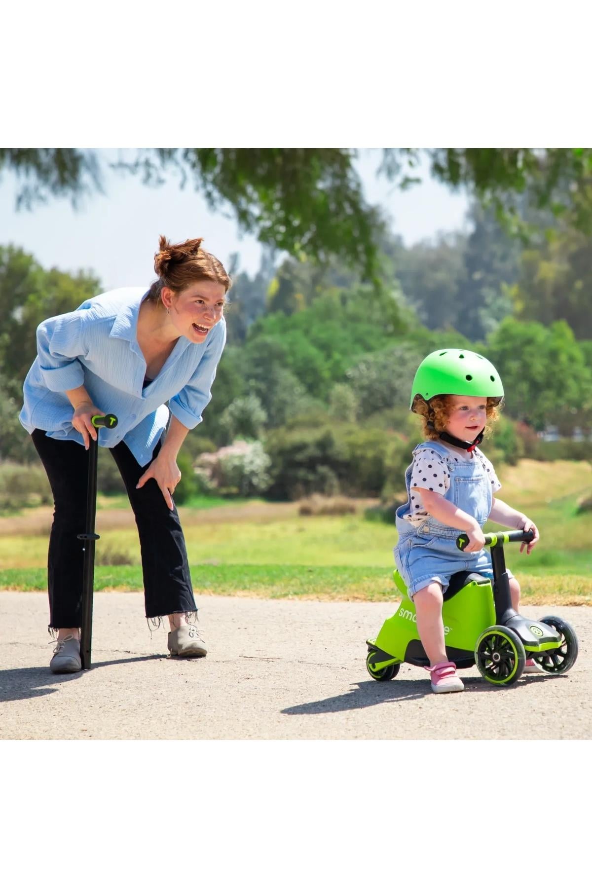 smarTrike Xtend Ride On Sarı Ebeveyn Kontrollü 3 Tekerlekli Çocuk Scooter