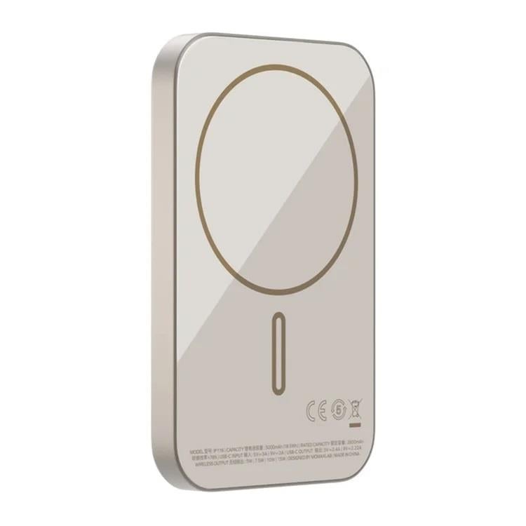 Momax  Titanium Wireless Kablosuz Powerbank 5000mAh MagSafe Uyumlu