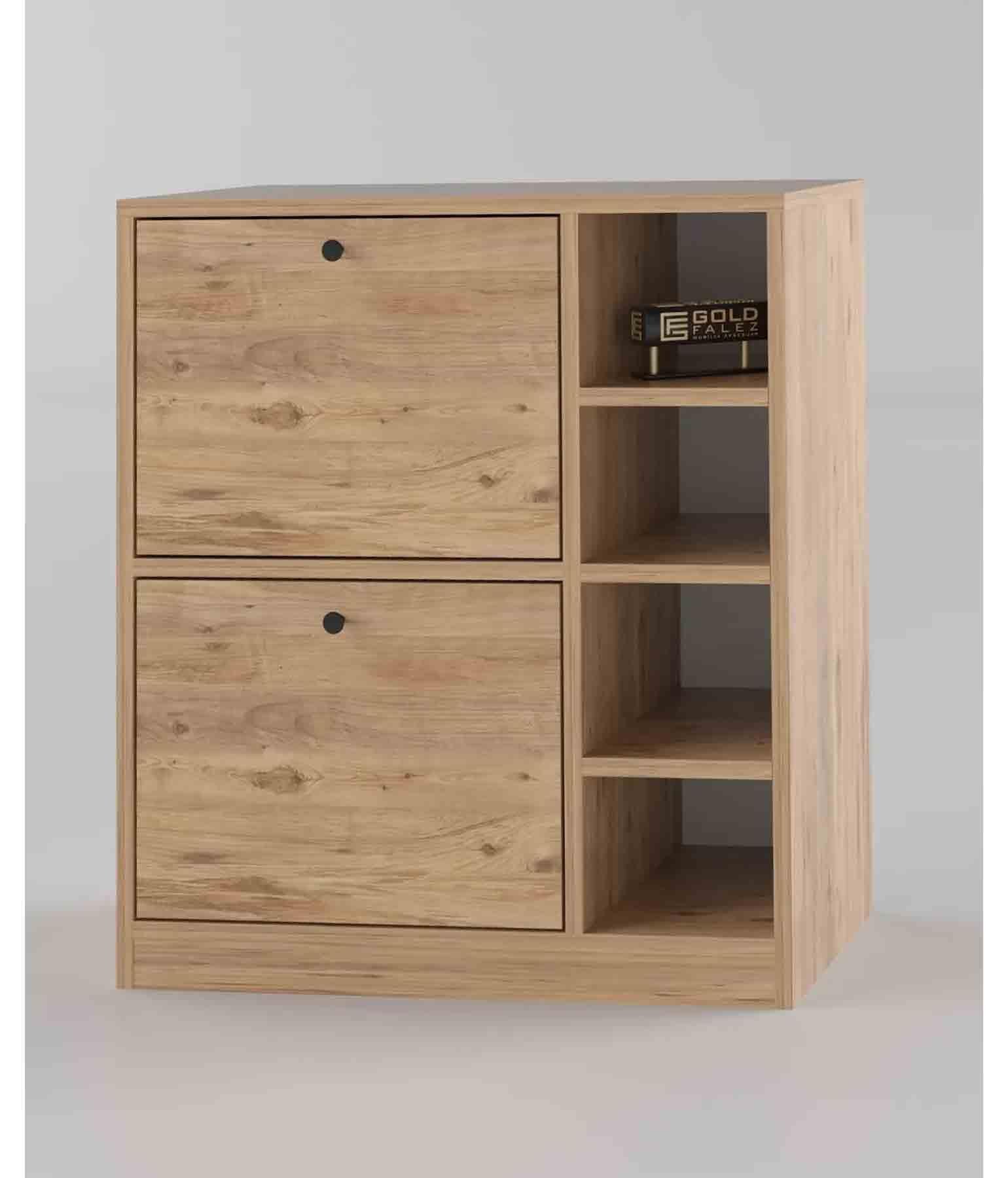 Reyo Kahve Köşesi Mutfak Rafı, Çok Amaçlı Dolap Ceviz