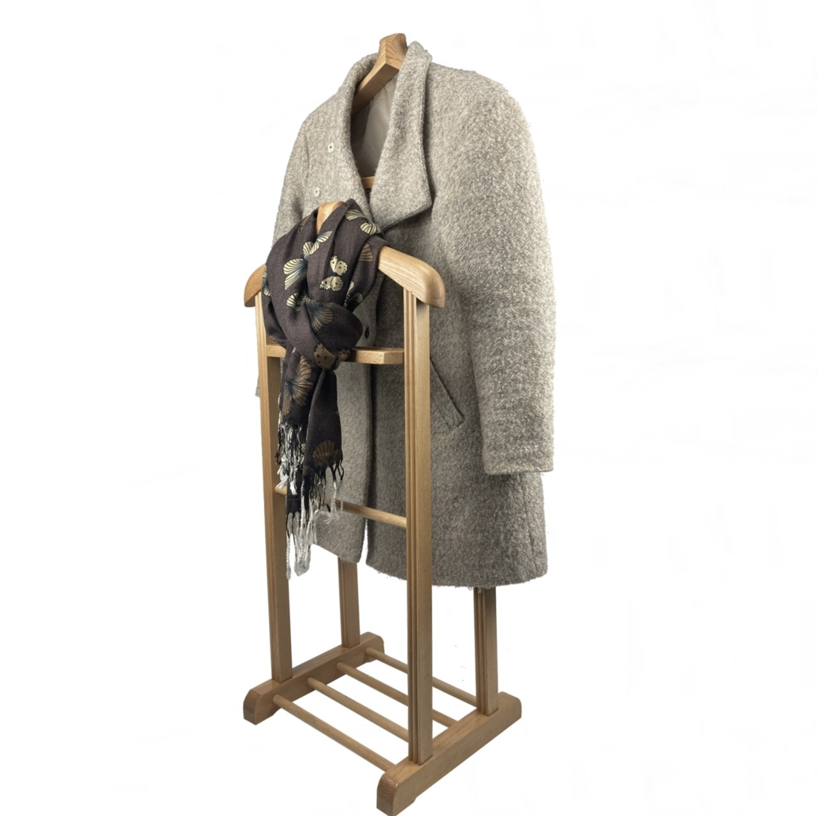 Melada Mobilya Gürgen Çift Tepeli Dilsiz Uşak Ham Cilalı Double