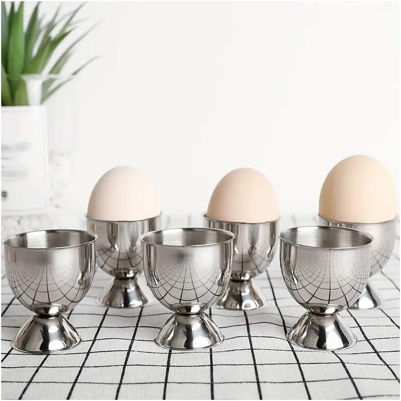 Reyo Paslanmaz Çelik 6'lı Kadeh Yumurtalık