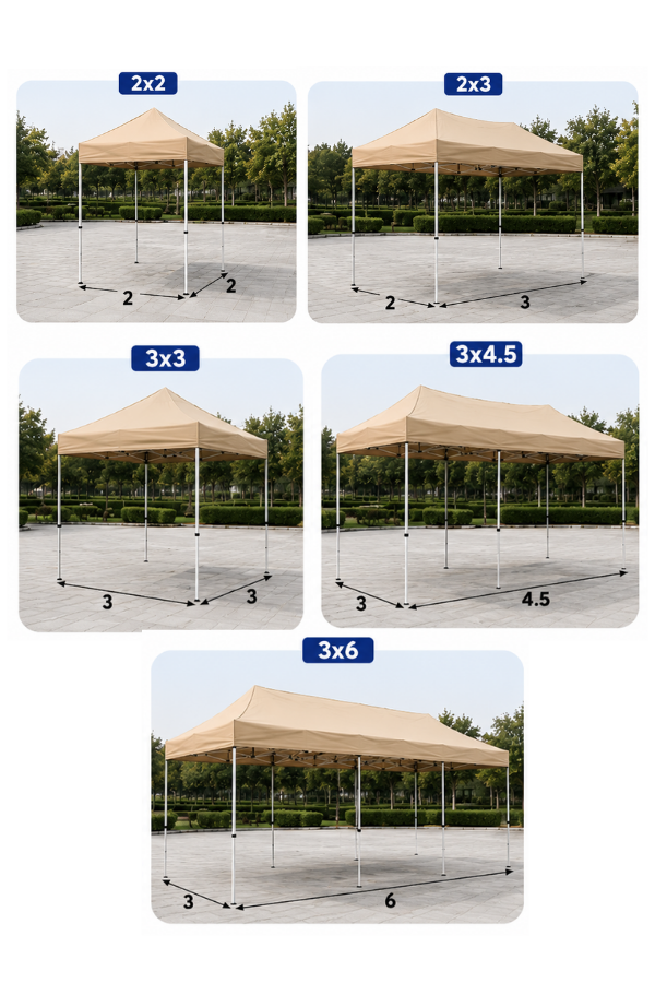 Reyo 3x3 Sarı Hızlı Kurulum Çardak