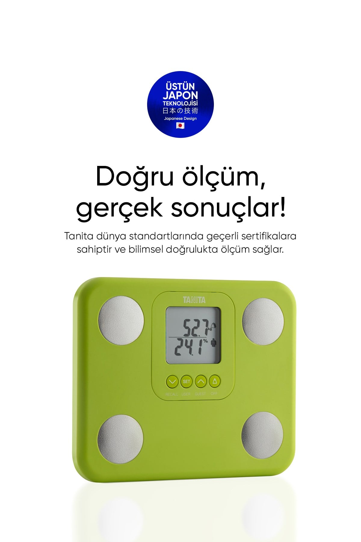Tanita Bc 730 Vücut Analiz Baskülü Yeşil