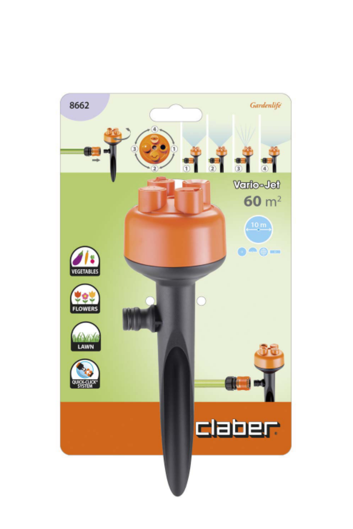 Claber 8662 Vario Jet Fıskiye