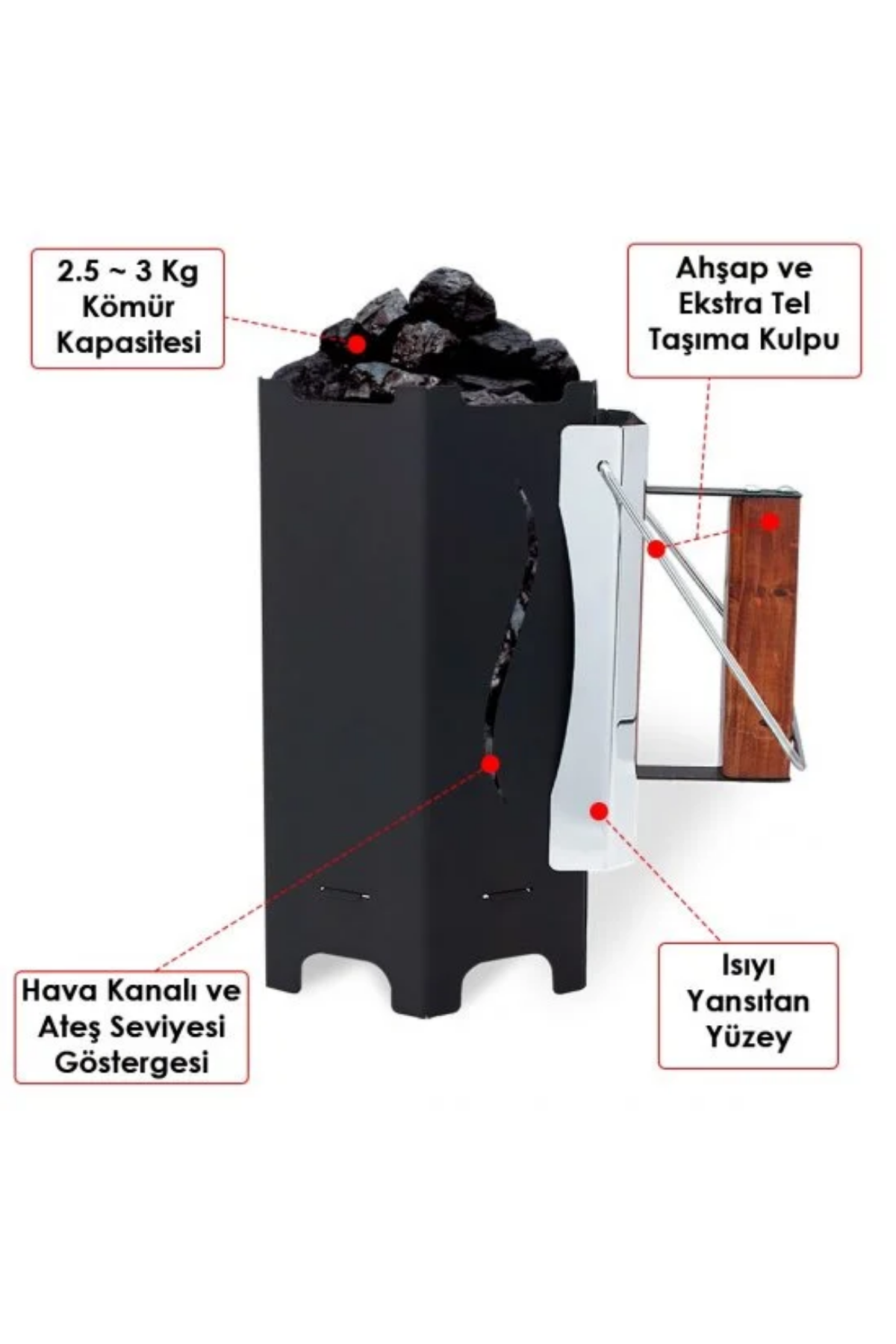 Grillmate Kömür Tutuşturma Bacası