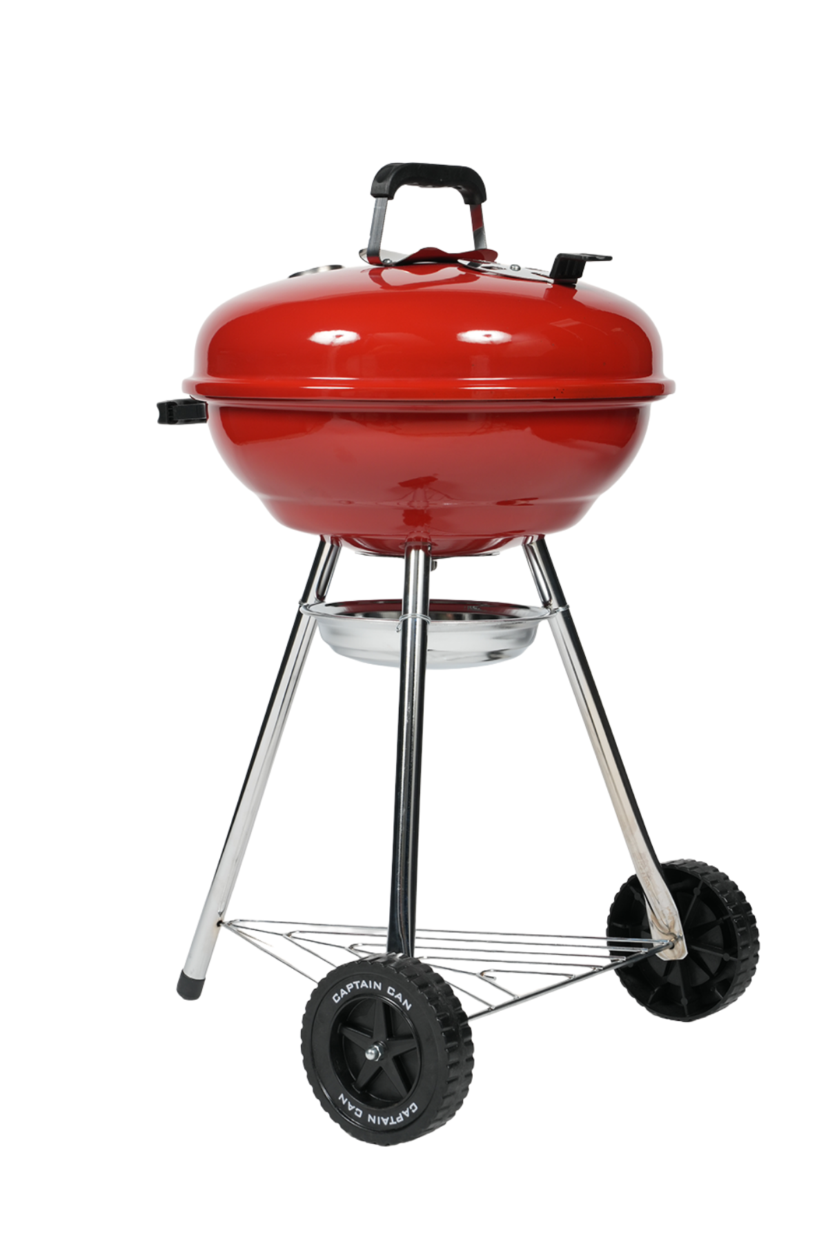 Captain Can Grill Set&Go 47 Kömürlü Mangal & Barbekü - Kırmızı