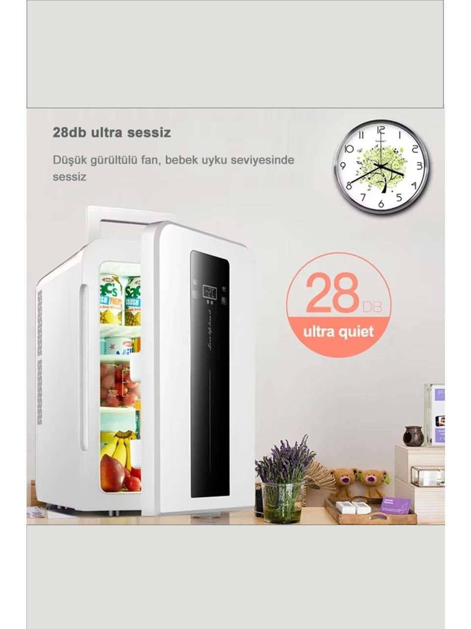 Mars&Hars KCB22B 12/220 Kahve Makinesi Uyumlu Çok Amaçlı 22 Litre Mini Buzdolabı