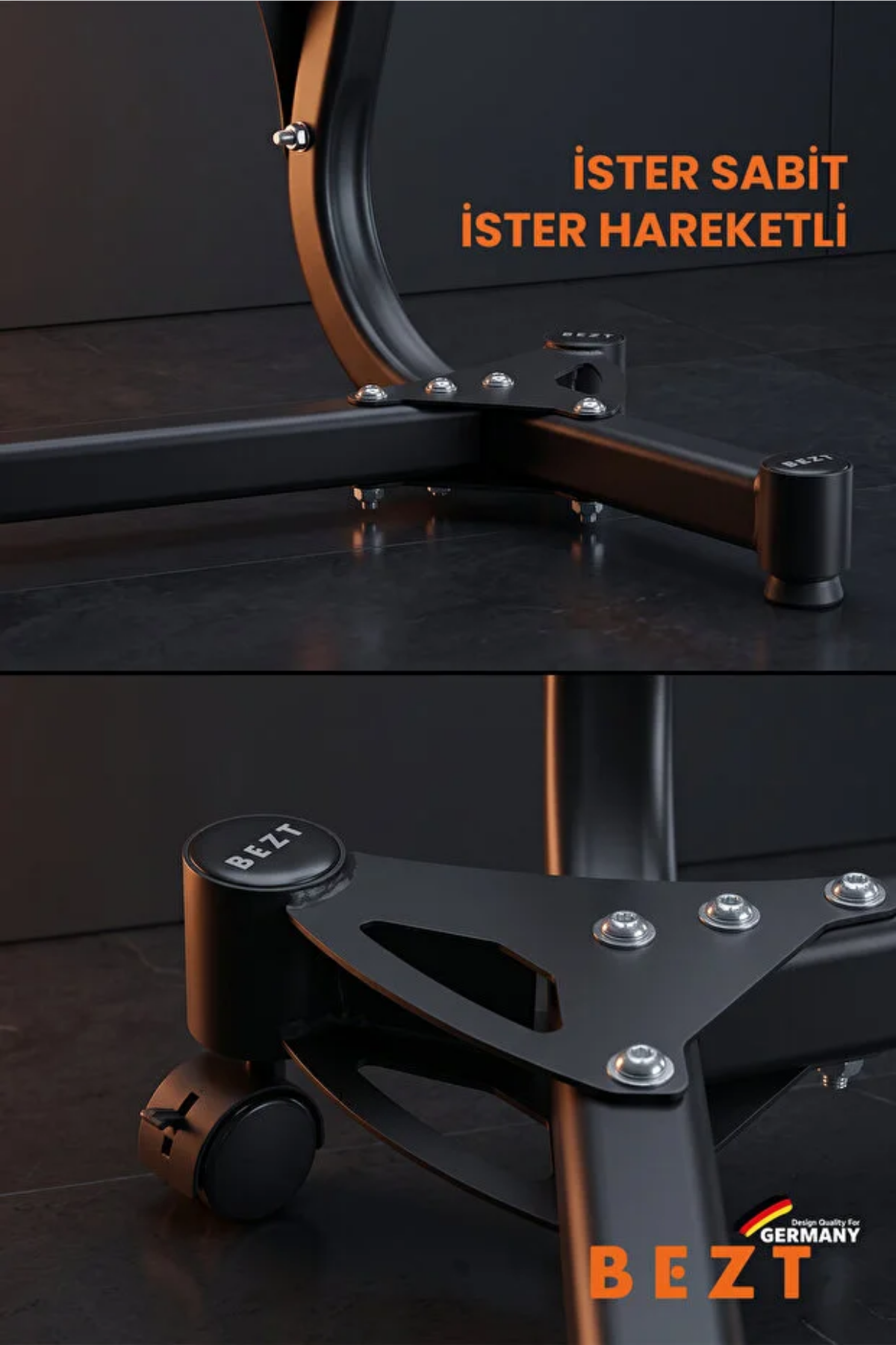 Bezt Pro Sports Ağırlık Standı 40 kg Ayarlanabilir Dambıl Seti Organizer Rafı Ev Tipi Fitness Depolama Standı