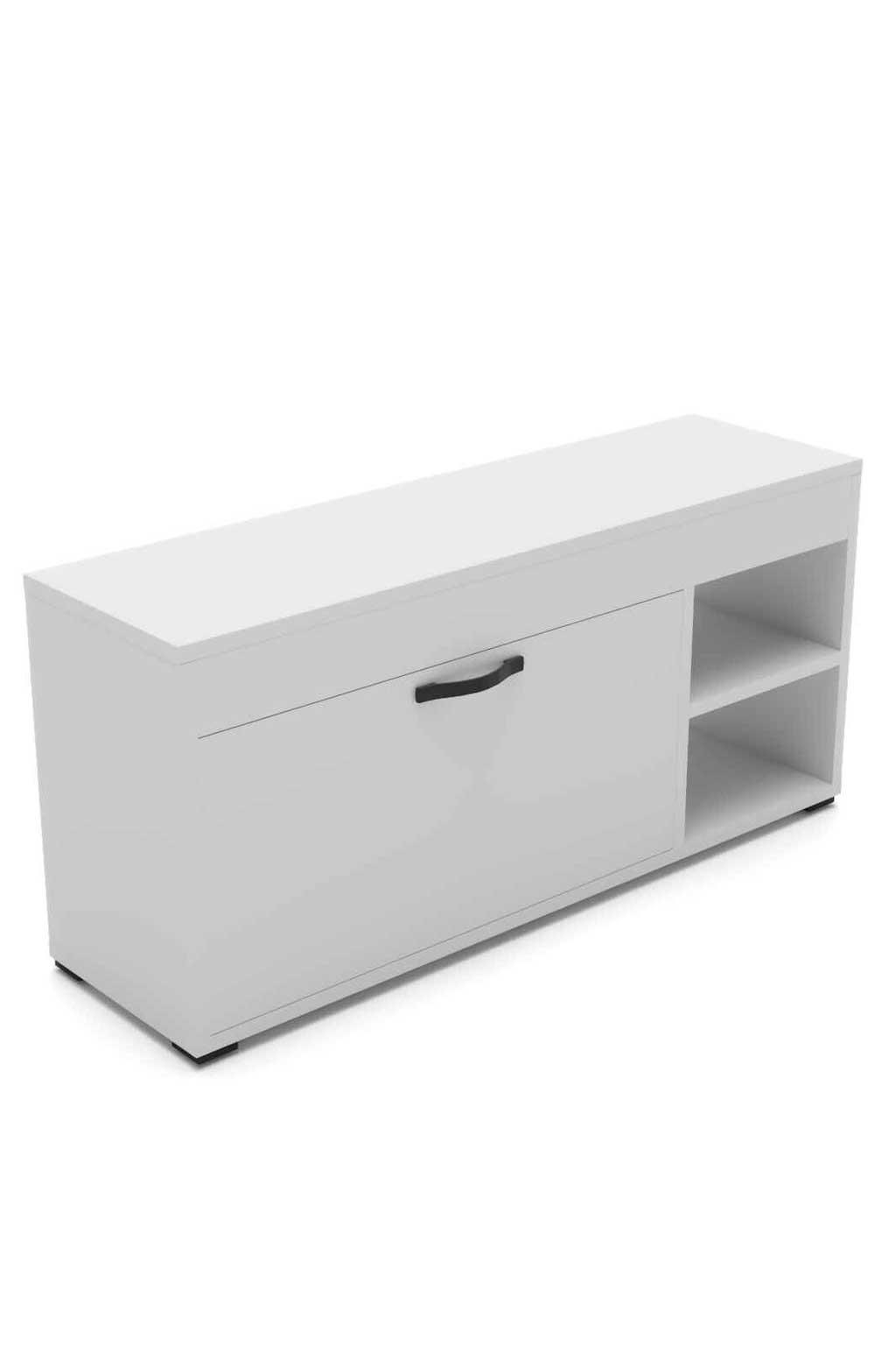 Reyo Falez Ahşap Ayakkabılık, Çok Amaçlı Dolap Beyaz