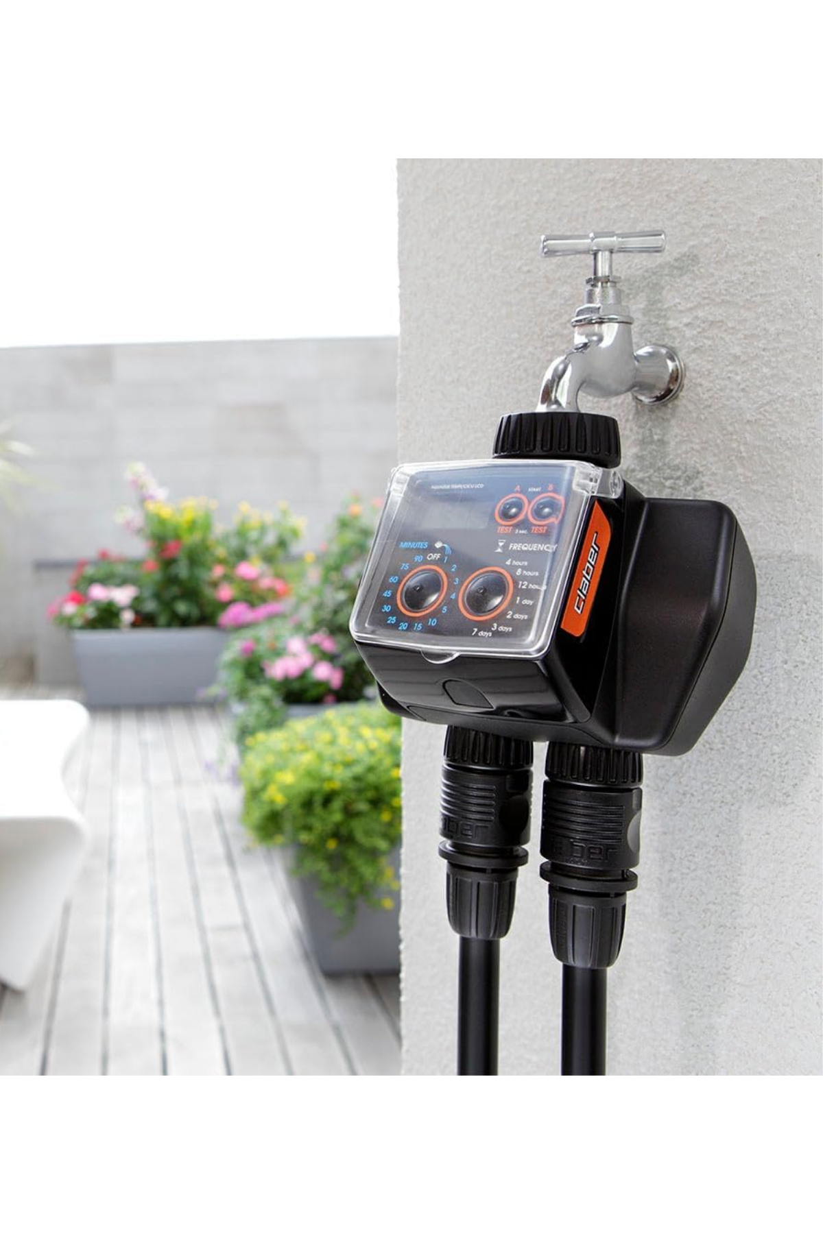 Claber 8488 Dual Select Çift Çıkışlı Otomatik Su Zamanlayıcı