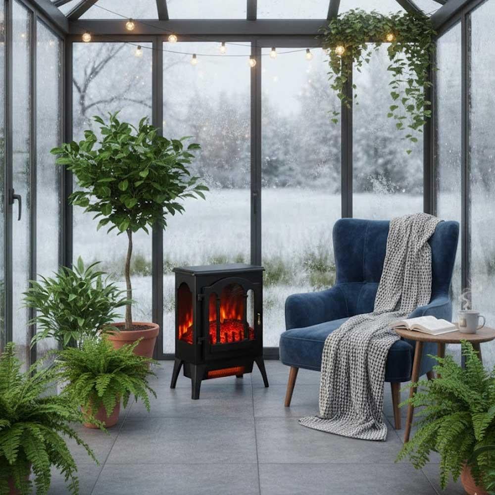 Dlc Velora 1950W Ayaklı Elektrikli Şömine