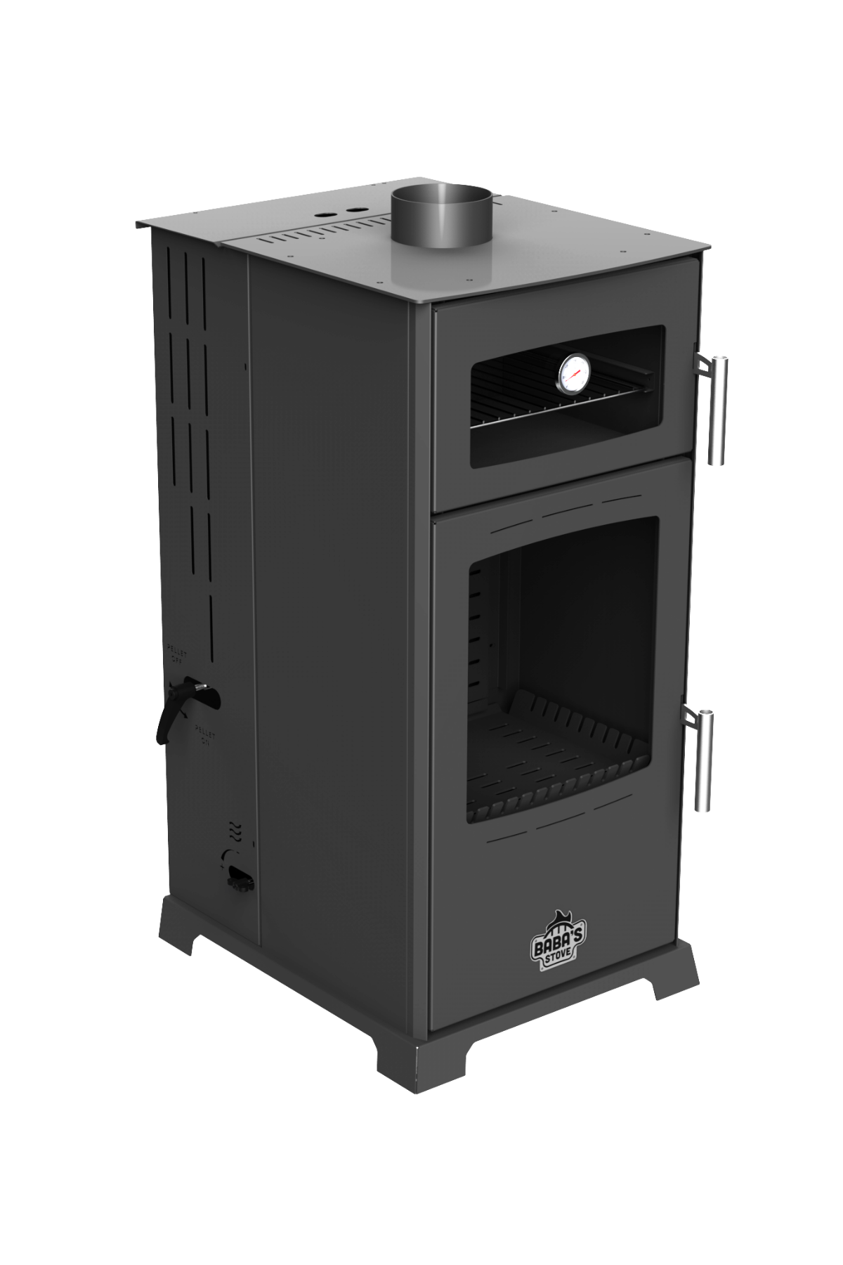 Baba's Stove Gold 12KW Kuzine Plus Pelet ve Odun Sobası