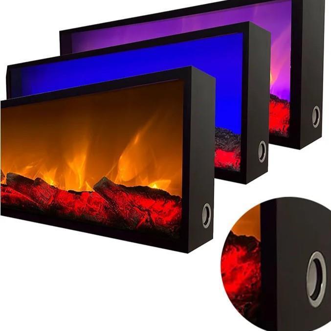 Arif Söğütözü 120x40cm Kumandalı Bluetooth ve Ses Efektli Dekoratif Elektrikli Şömine