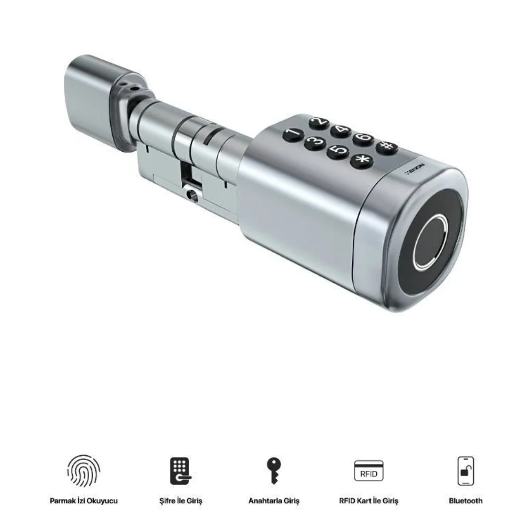 Xenon Smart Parmak İzi Şifre Girişli Akıllı Kapı Kilidi