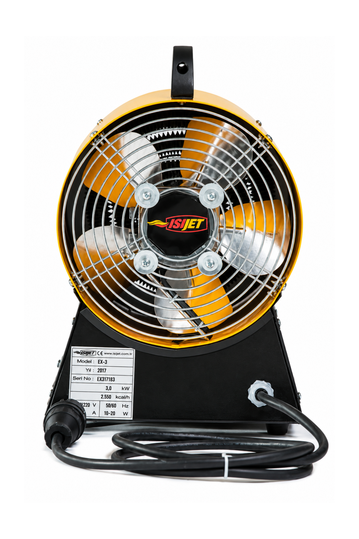 Isıjet EX-3 220 Volt 3 Kw Elektrikli Isıtıcı