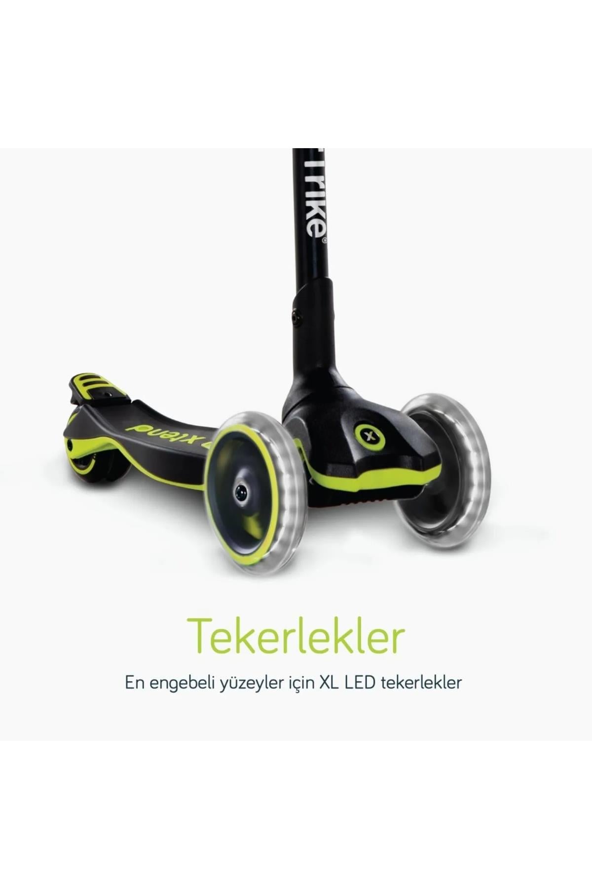 smarTrike Xtend Ride On Sarı Ebeveyn Kontrollü 3 Tekerlekli Çocuk Scooter