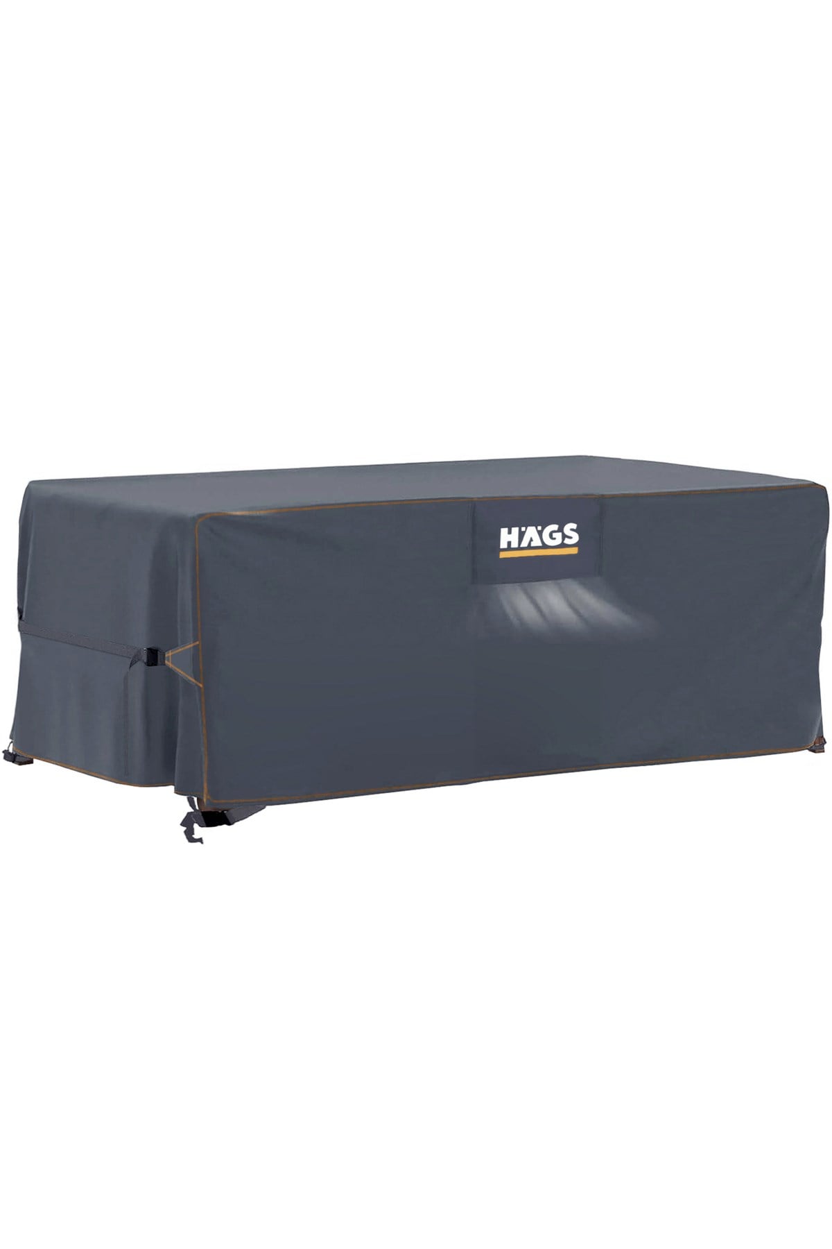 Haegs Bahçe Mobilyası Örtüsü, 300-200-90cm, Ağır Hizmet Oxford Kumaş, Su Geçirmez, Dış Mekan Veranda Masa Örtüsü, Havalandırmalı Masa ve Sandalye Koruma Kılıfı Gri