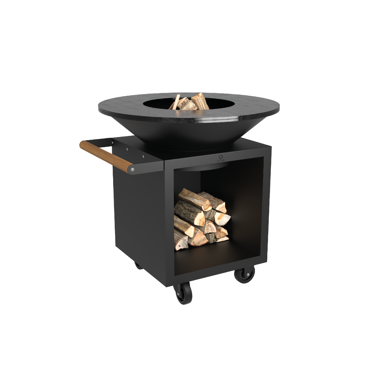 OFYR Seramik Siyah Çelik Kaplama Pişirme Ünitesi OCSB-100-PRO