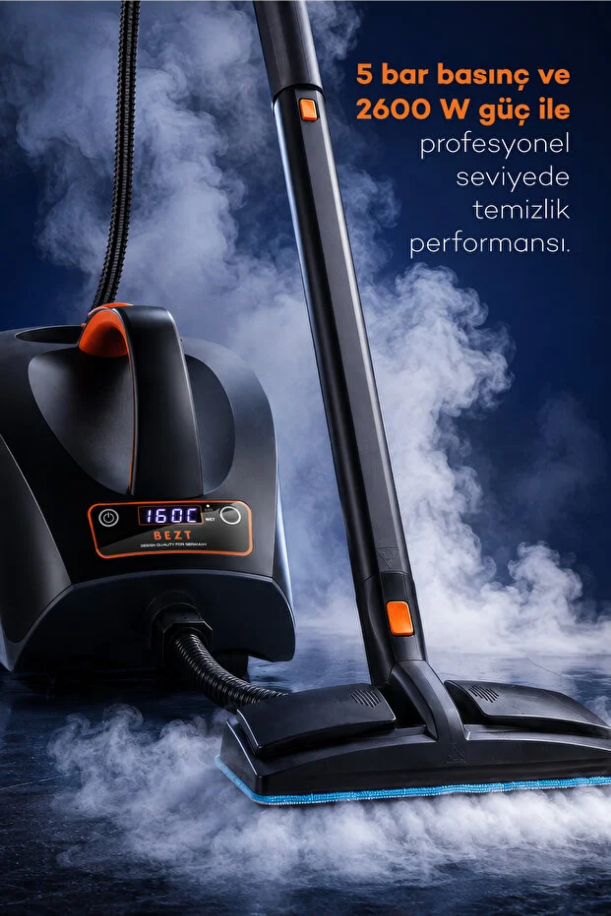 Bezt Steam Pro Max Buharlı Temizlik Makinesi