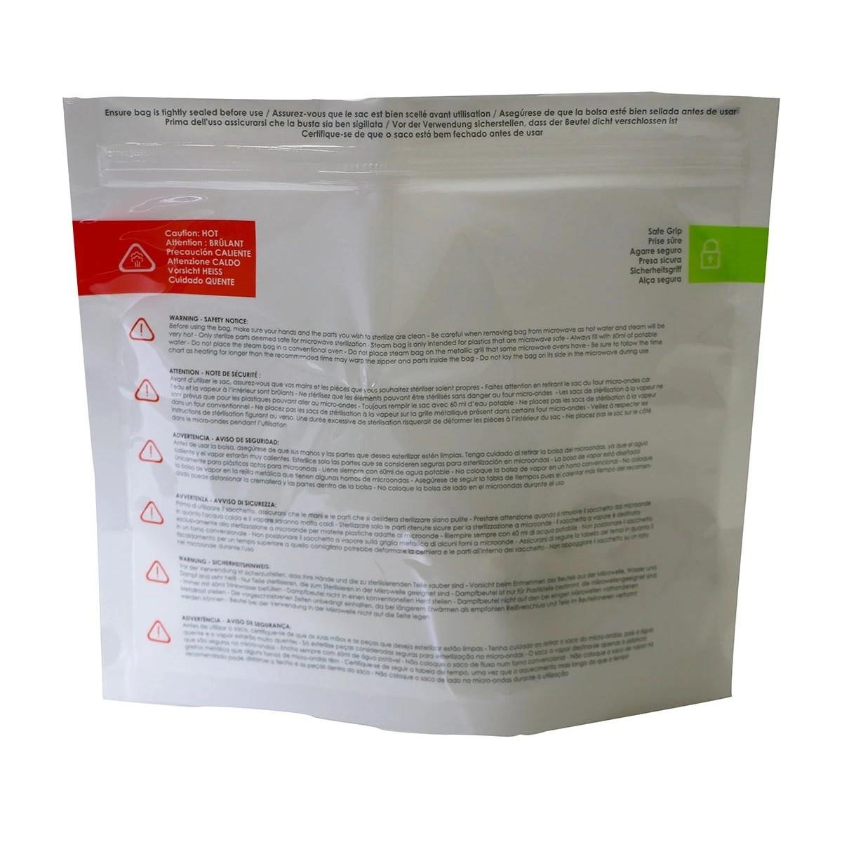 Bblüv Steäm Mikrodalga Sterilizasyon Poşeti