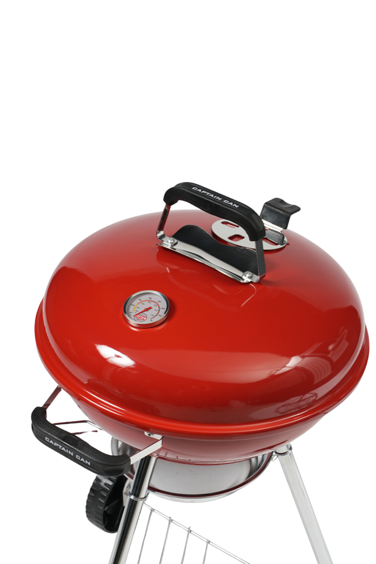 Captain Can Grill Set&Go 47 Kömürlü Mangal & Barbekü - Kırmızı