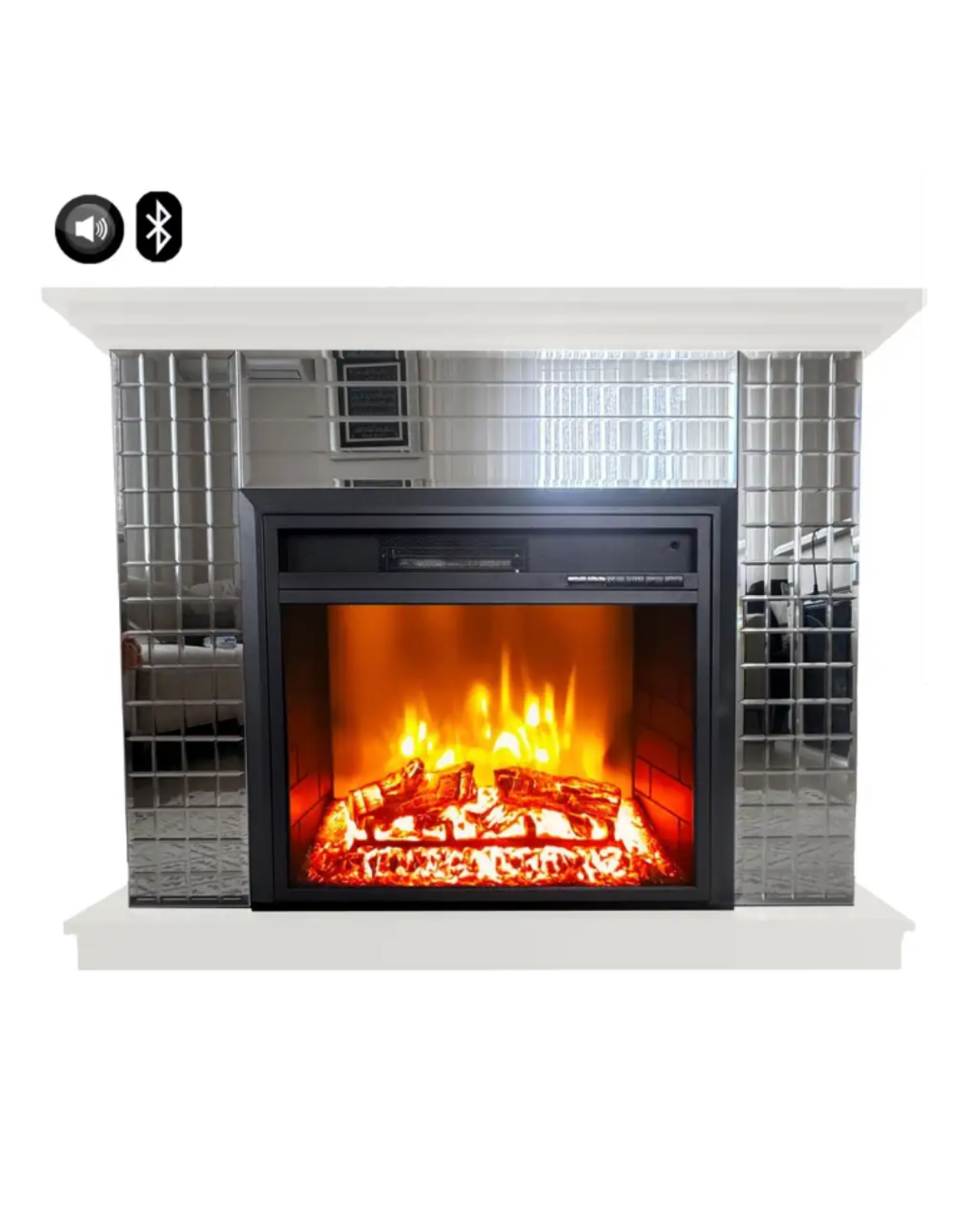 Dlc 0993S 1800W Bluetooth ve Ses Efektli Elektrikli Şömine