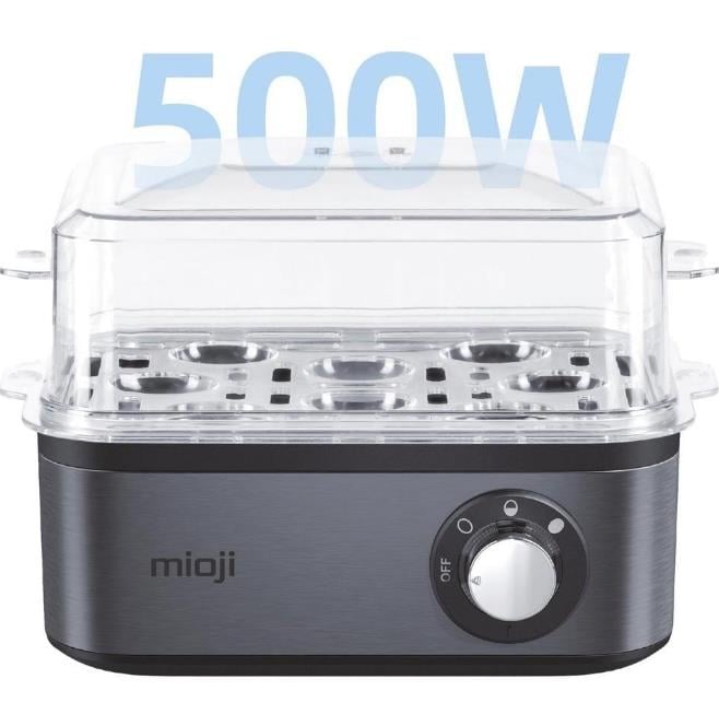 Mioji Mio Eg8 500W LED Işıklı Sesli Uyarı 8li Yumurta Kırma ve Pişirici
