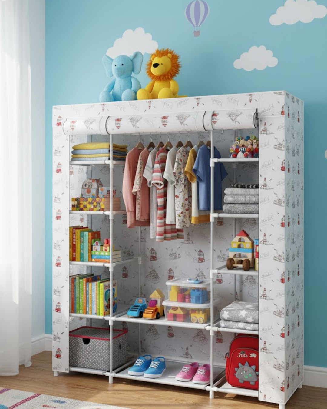 Reyo Teknor Çift Yandan Raflı Bez Dolap İstanbul