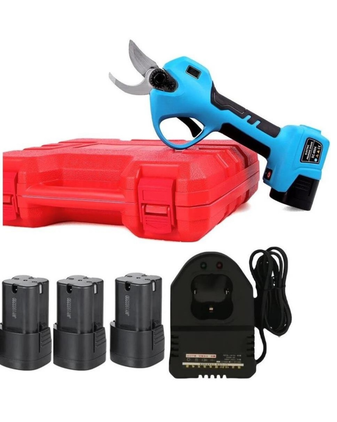 Suca SC 8604 Akülü LED Budama Makası 32 mm 3 Akülü