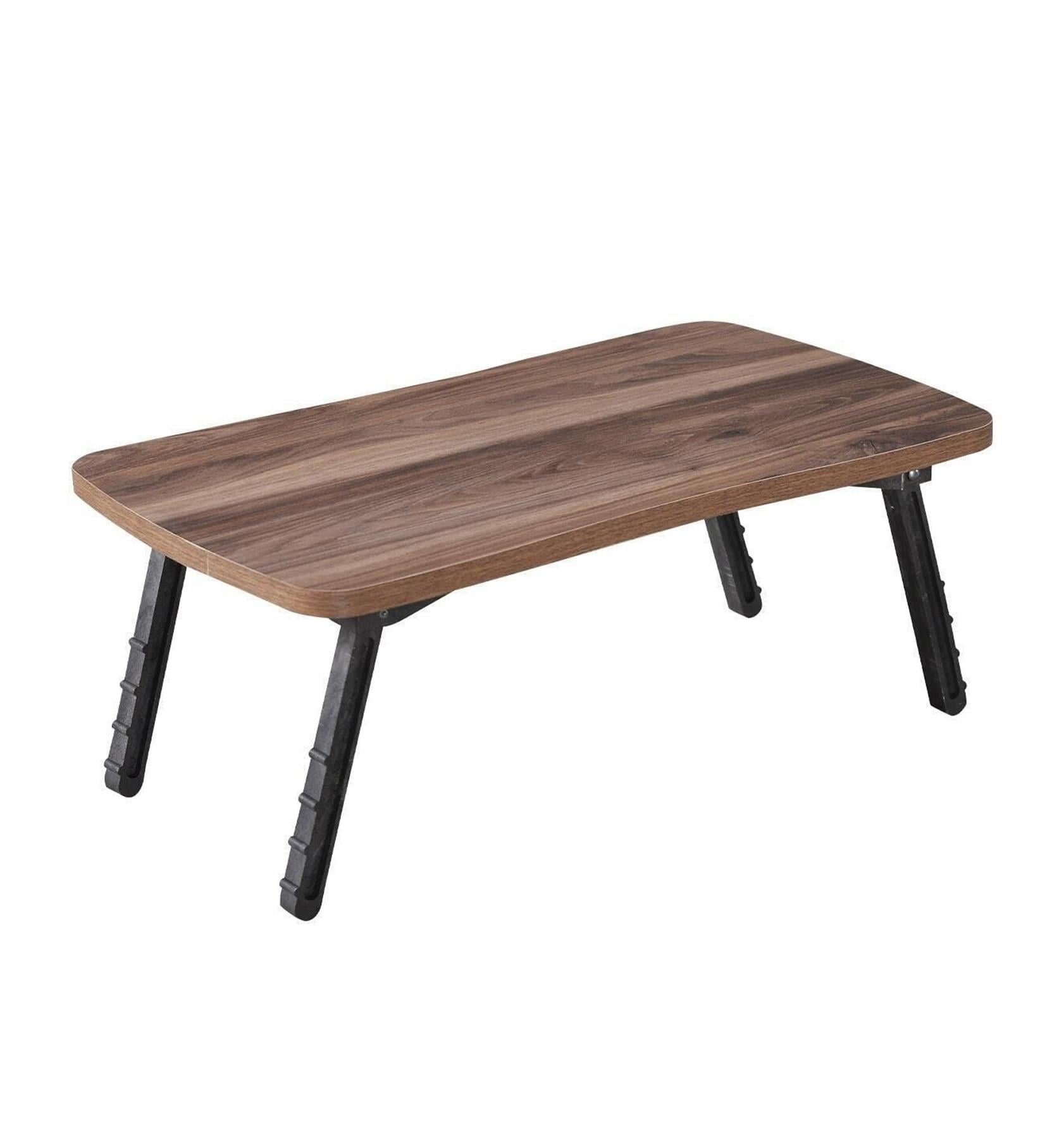 Reyo Laptop Sehpası Çalışma Kahvaltı Masası Ceviz