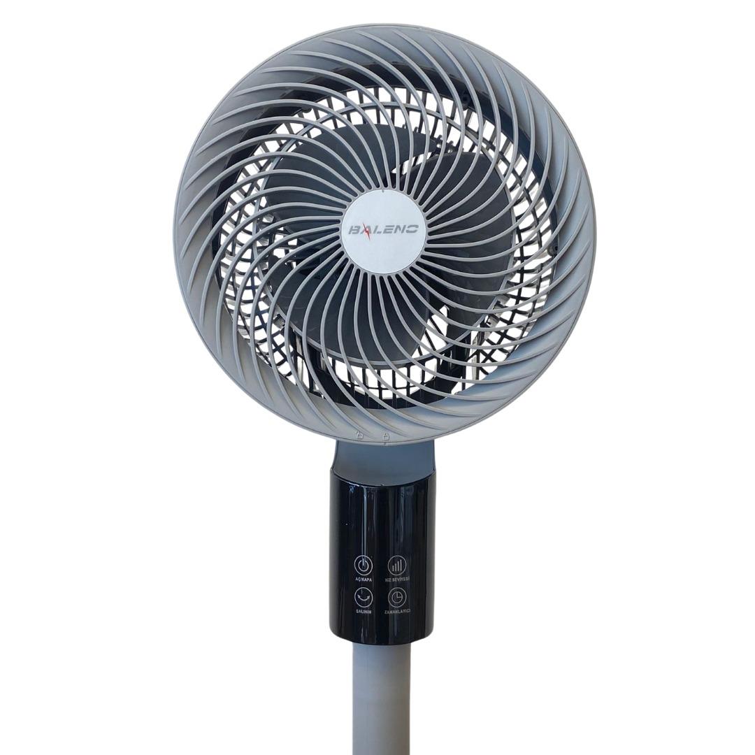 Vals Baleno SF8BAAC 3D Ayaklı Vantilatör - Platinum Gray