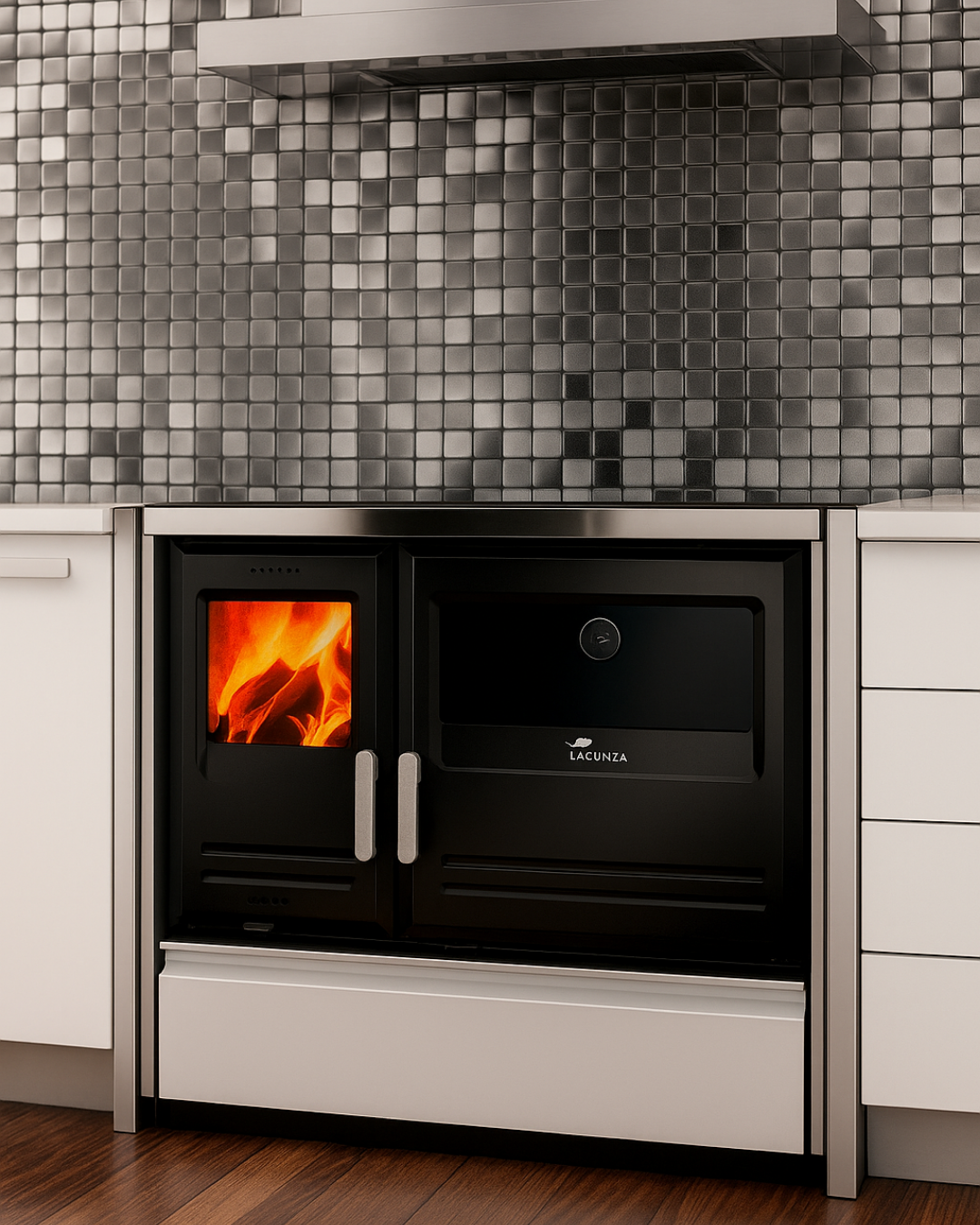 Lacunza Etna 7T 6-12 kW Kuzine Odun Sobası