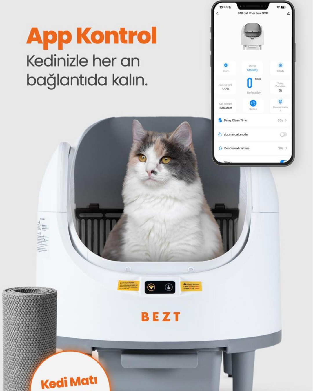 Bezt Pure Cat Otomatik Akıllı Kedi Tuvaleti
