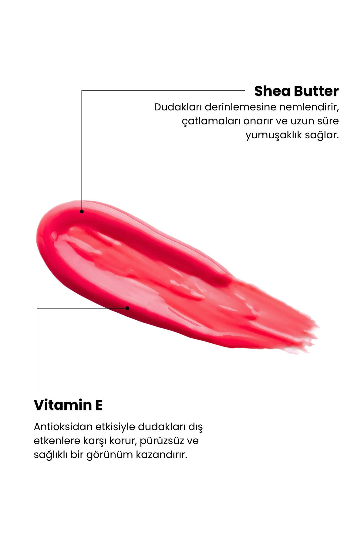 Matsu 2in1 Pinky Pie Parlatıcı Lip Balm 15 ml | Parlaklık & Nem | Shea Butter & Vitamin E