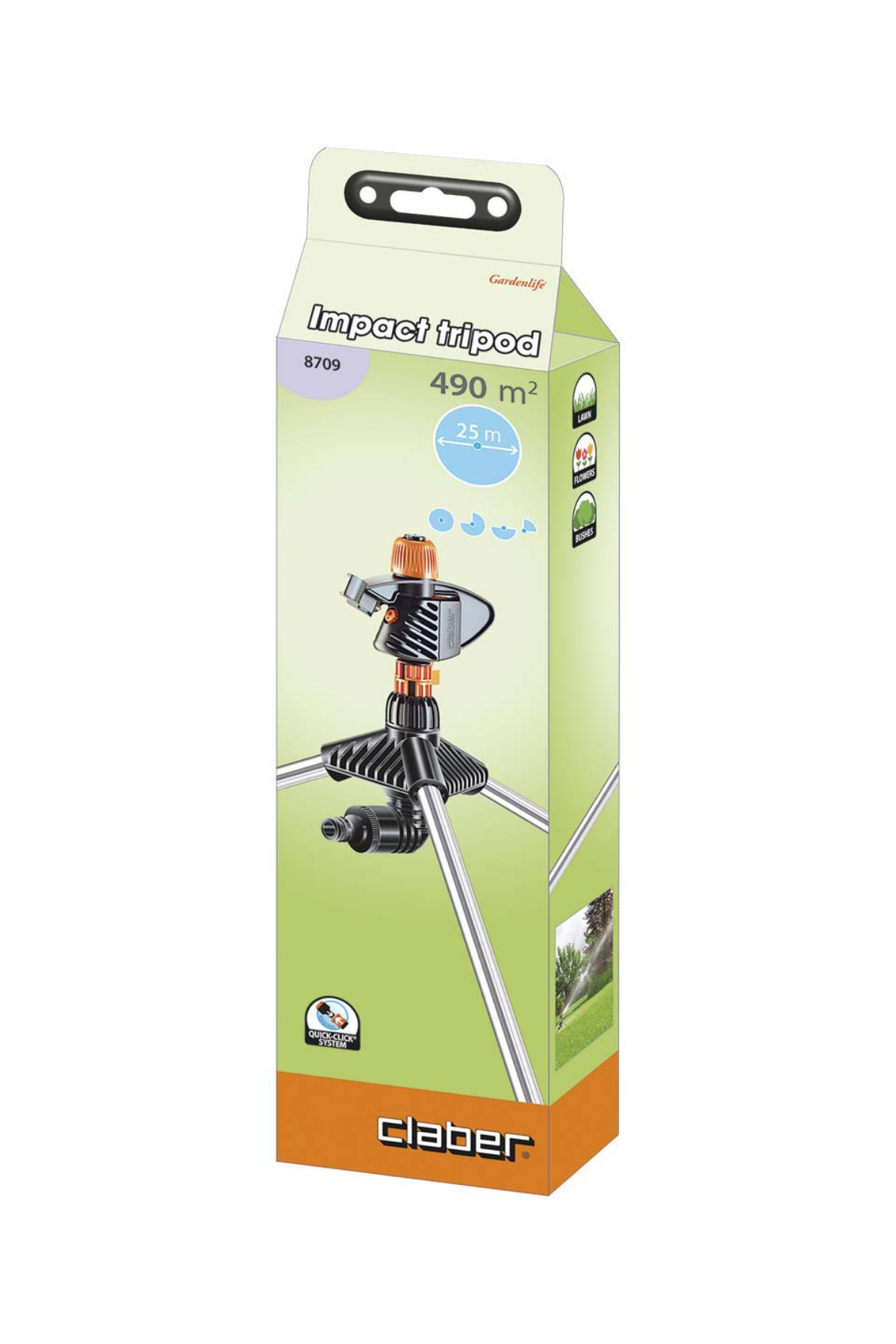 Claber 8709 Pulsar Sistem 3 Ayaklı Fıskiye 